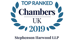 Chambers UK - Top Ranked 2019