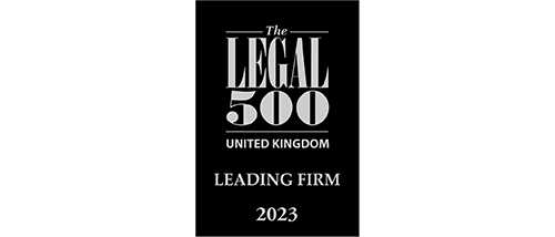 The Legal 500 UK 2023 - Leading firm
